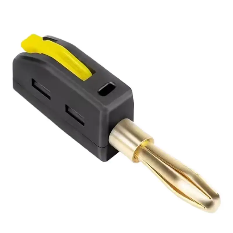High Voltage Banana Plugs for Speakers Quick Connect