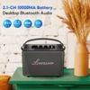 Lonzuer Audio Portable Bluetooth Speaker 2.1 Channel Sound Box 80W Support USB AUX TWS Desktop Bluetooth Speaker For Home Audio 4