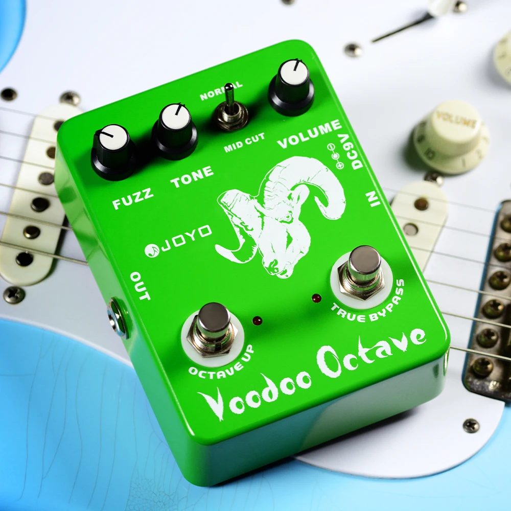 JF-12 VOODOO OCTAVE Octave Pedal with Mid-cut Function Features Fuzz Distortion