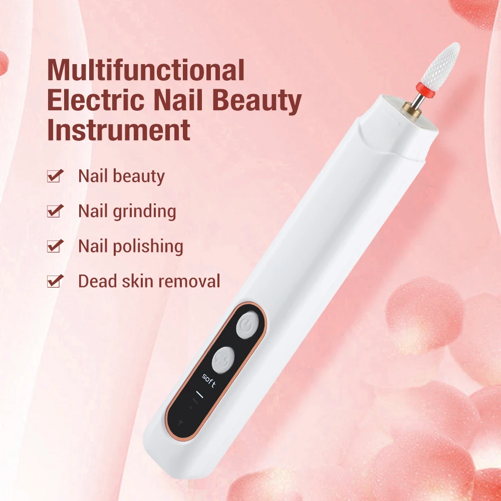 Professional Cordless Electric Nail Drill Machine for Nail Repair Designed Gel Removing for Salons Tools electric nail drill electric nail grinder