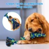 2Pcs Heavy-Duty Rope Knot Dog Toys for Large Breeds – Dental Health Chew & Interactive Tug of War Play 60cm 48cm 3