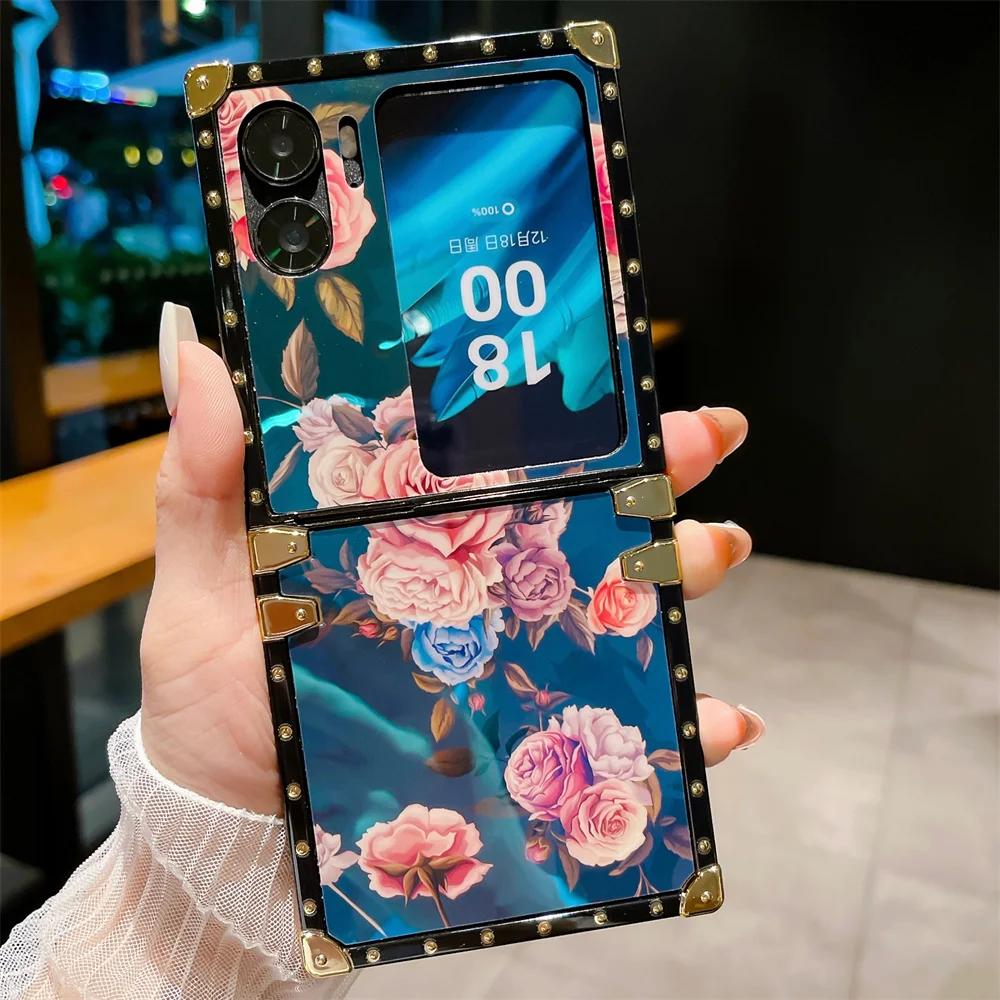 

Роскошный блестящий Складной флип-кольцо для OPPO Find N2