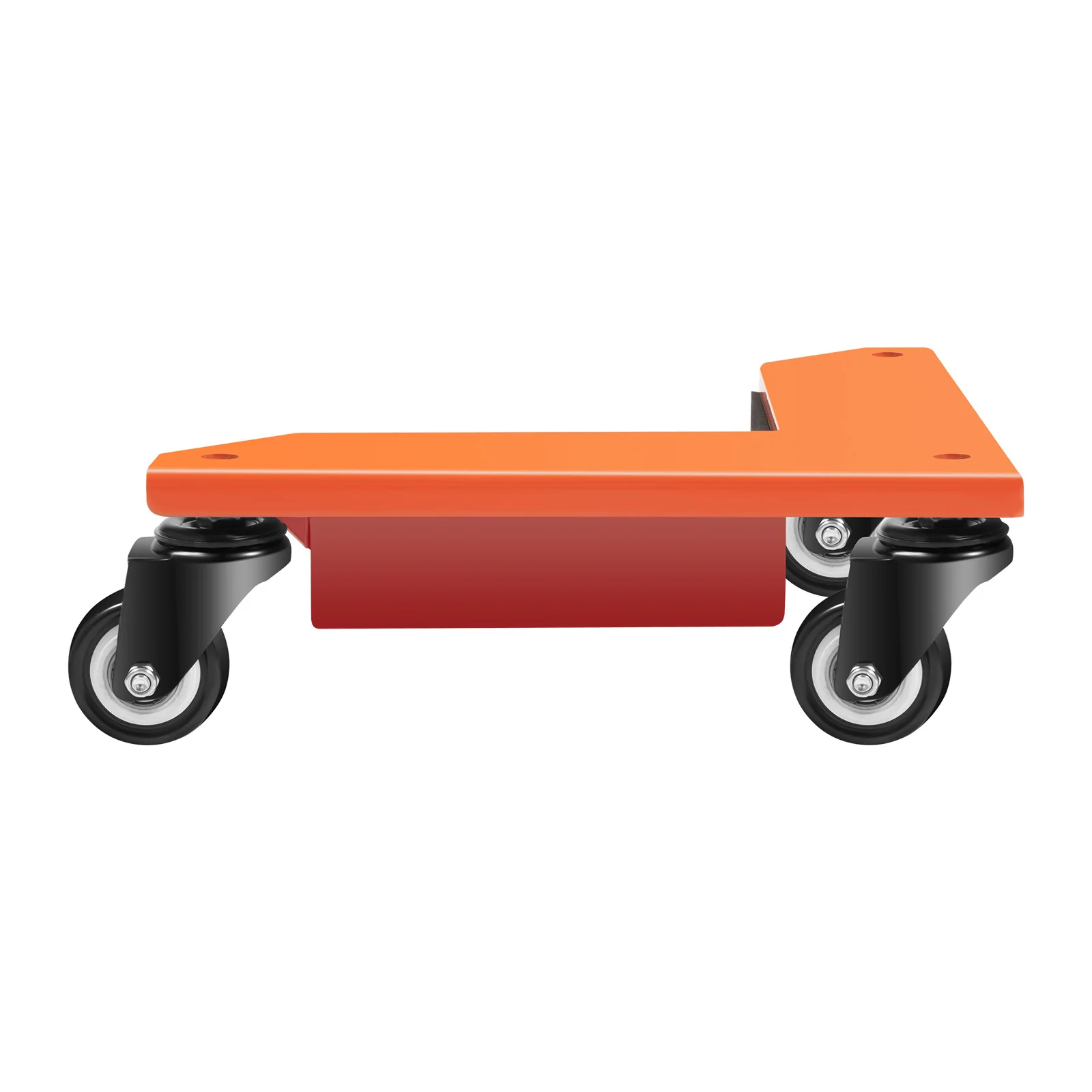 Set mit 4 robusten Möbelrollen, 3 Räder, 650 kg Lenkrollen zum Bewegen der meisten rechtwinkligen Gegenstände – Detail 9