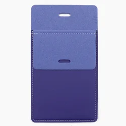 Elegant Portable PU Leather Pen Pouch - Leak - proof Pencil and Stationery Holder (Blue)