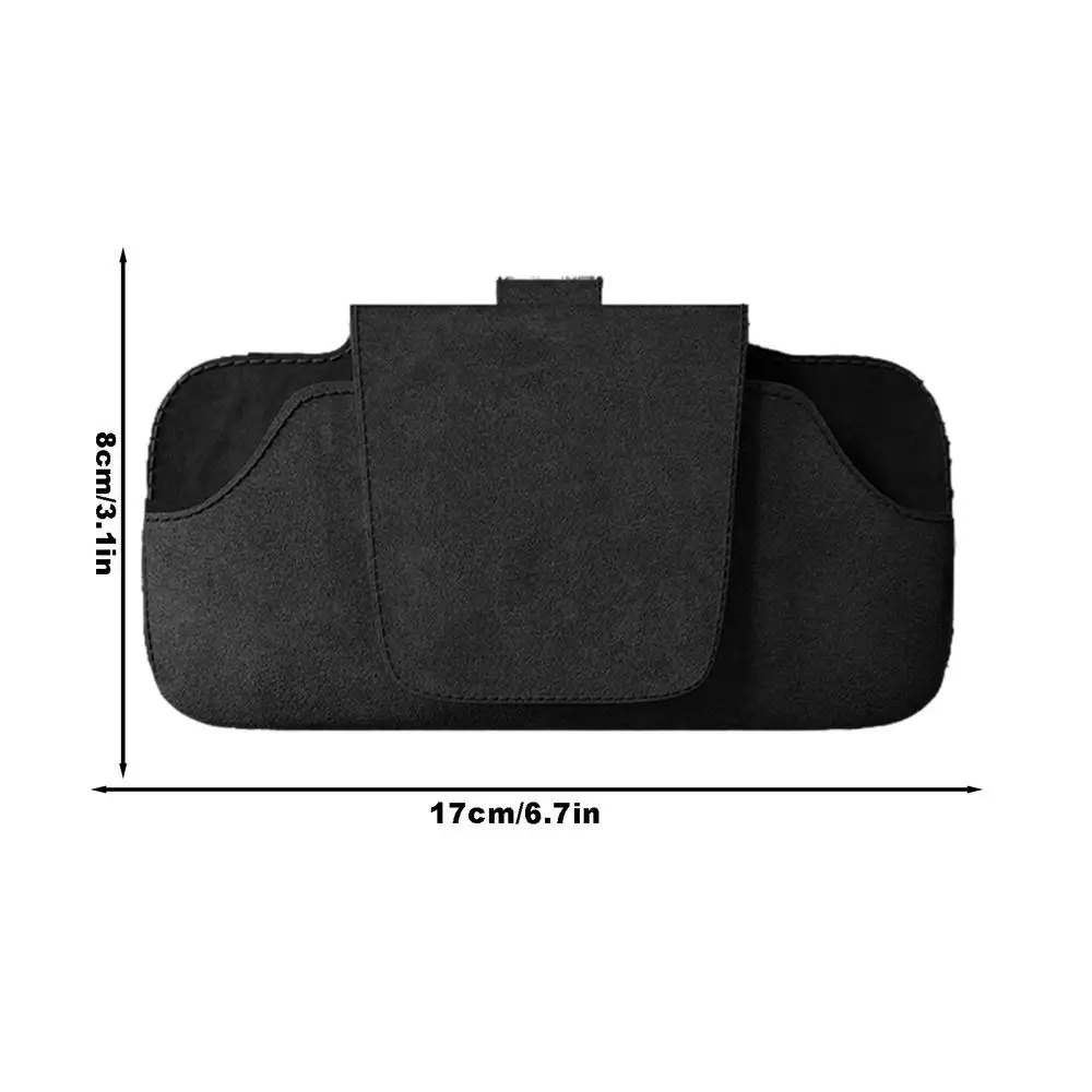 thumbnail image 1 of Organizador magnético para gafas de sol y visera de coche, caja de almacenamiento de cuero para gafas de sol y visera de coche, SUV, 1 of 5