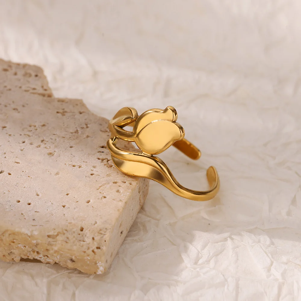 Gold Stainless Steel Wedding Jewelry For Women