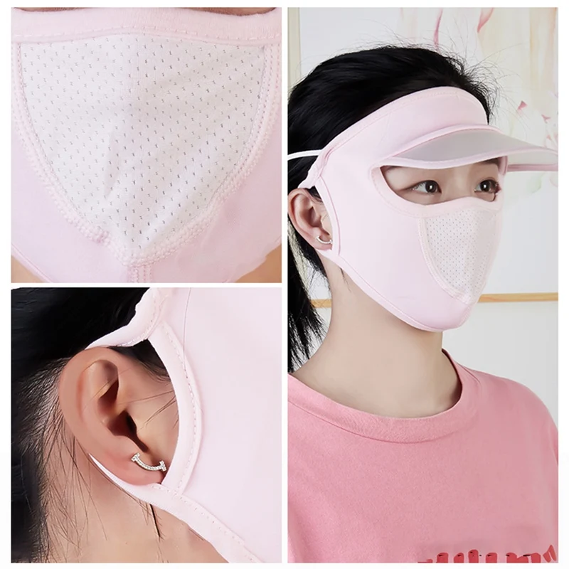 face mask UV Protection Special Face Hats Unisex Summer Mask Cycling Hiking Fishing Protect Visors With Cover Cap Outdoor Head Mouth Cover