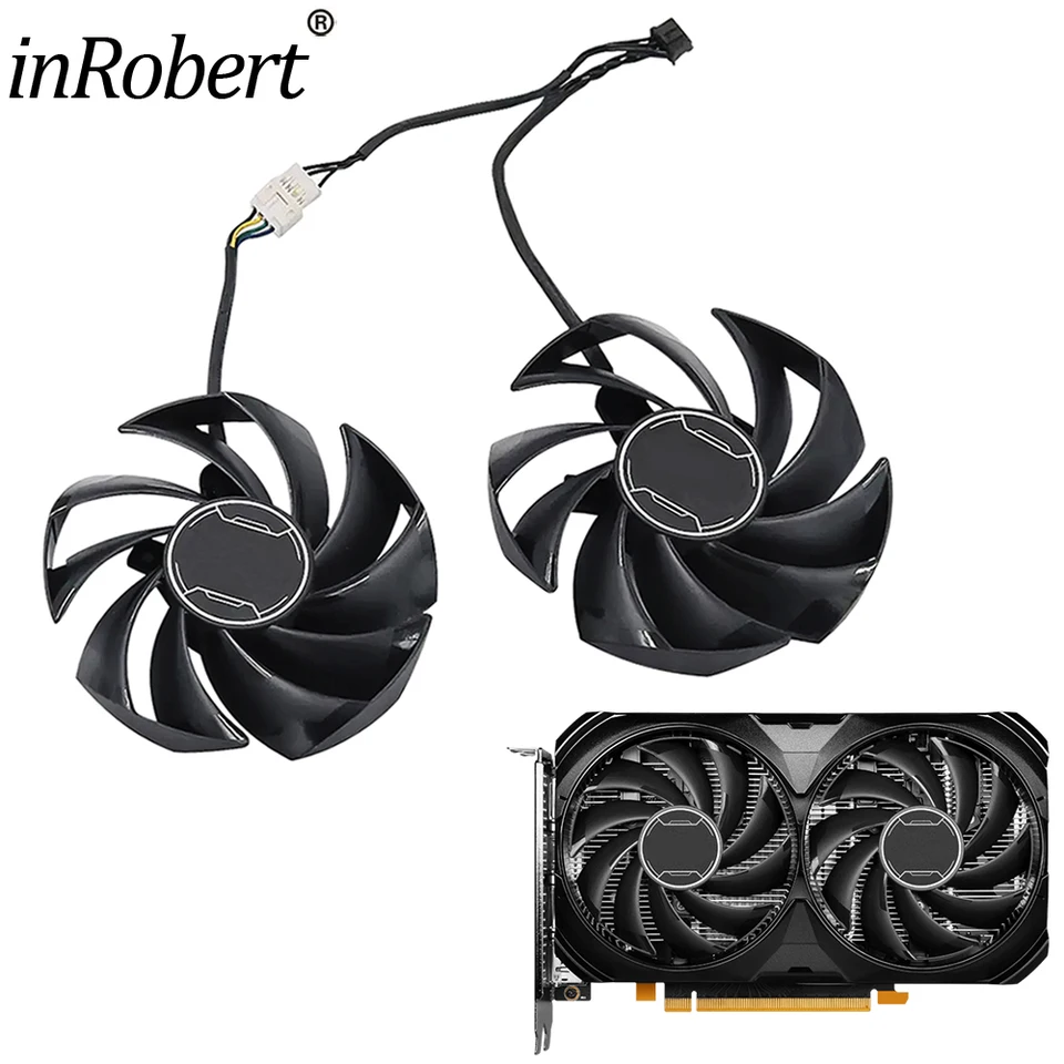 Video Card Fan Replacement for MSI RTX 4060 Ti VENTUS 2X Balck