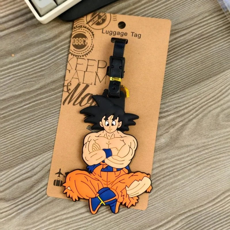 Etichetta per bagagli Dragon Ball in stile cartone animato, nuovo design creativo, estetica di alto valore, ciondolo elegante e personalizzato per borse da viaggio - immagine 5