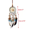 Mini Dream Catcher Car Pendant Wind Chimes Feather Decoration Handmade Dreamcatcher Gifts Home Decor & Wall Hanging Adornment 5