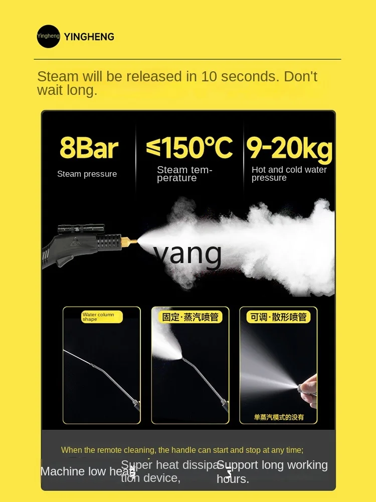 L'm'm Household Steam Cleaner High Temperature and High Pressure Professional Cleaning Household Appliances 2
