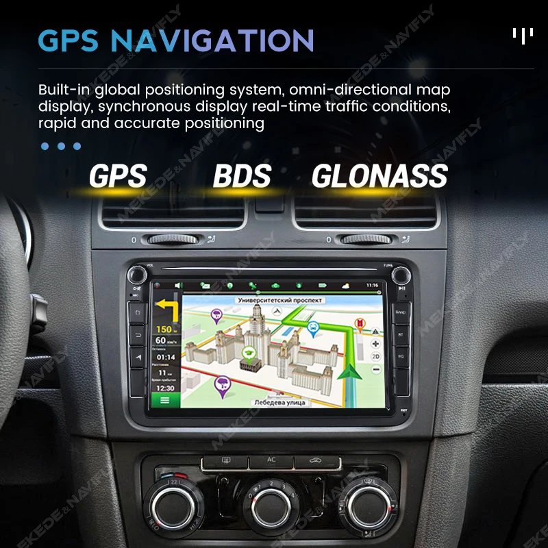 차량용 라디오 멀티미디어 플레이어, GPS 네비게이션, 안드로이드 헤드 유닛, 폭스바겐 폴로 보라 골프 5 6 파사트 CC B6 7 제타 티구안 BT 자동차 멀티미디어 플레이어 GPS 네비게이션 지원 블루투