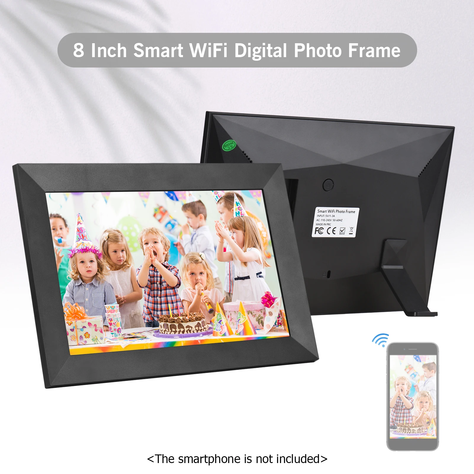 Andoer 스마트 와이파이 디지털 액자 사진 앨범, 8 10.1, 1280*800 IPS 터치 스크린, 16GB 스토리지 선물, 앱 컨트롤