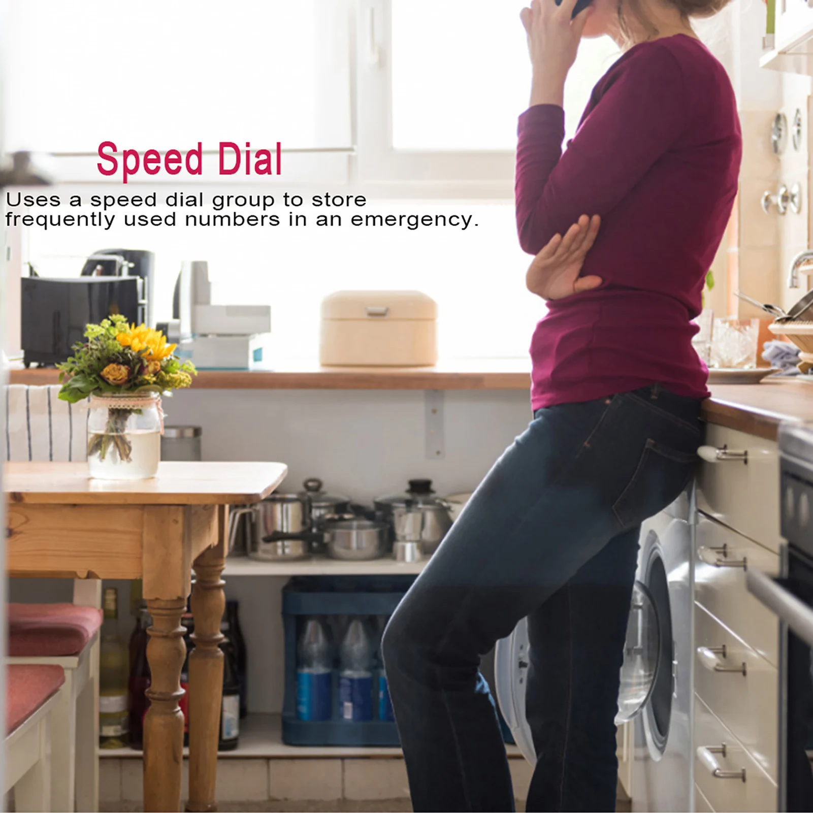 KX-T885CID Caller ID Telephone Caller ID Telephone Handsfree Calling Home  Hotel Landline Phone English