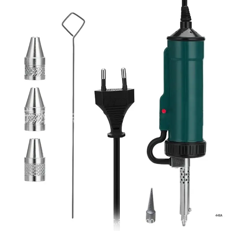 Solder Sucker Automatic Desoldering Pumps Vacuum Electric Solder Tin Sucker Vacuum Soldering Remove Pumps Desoldering 2