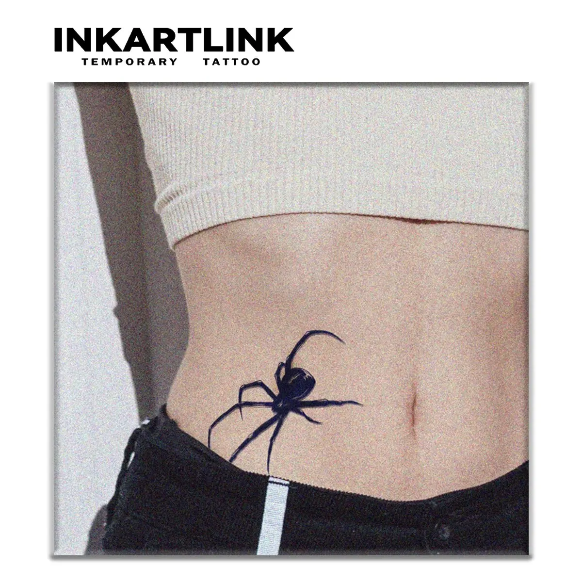 Spider Temporary Tattoo,Lasts To 15 Days New Technology Magic Waterproof Semi Permanent Sticker. 2