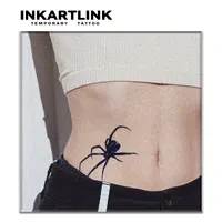 Spider Temporary Tattoo,Lasts To 15 Days New Technology Magic Waterproof Semi Permanent Sticker. 2