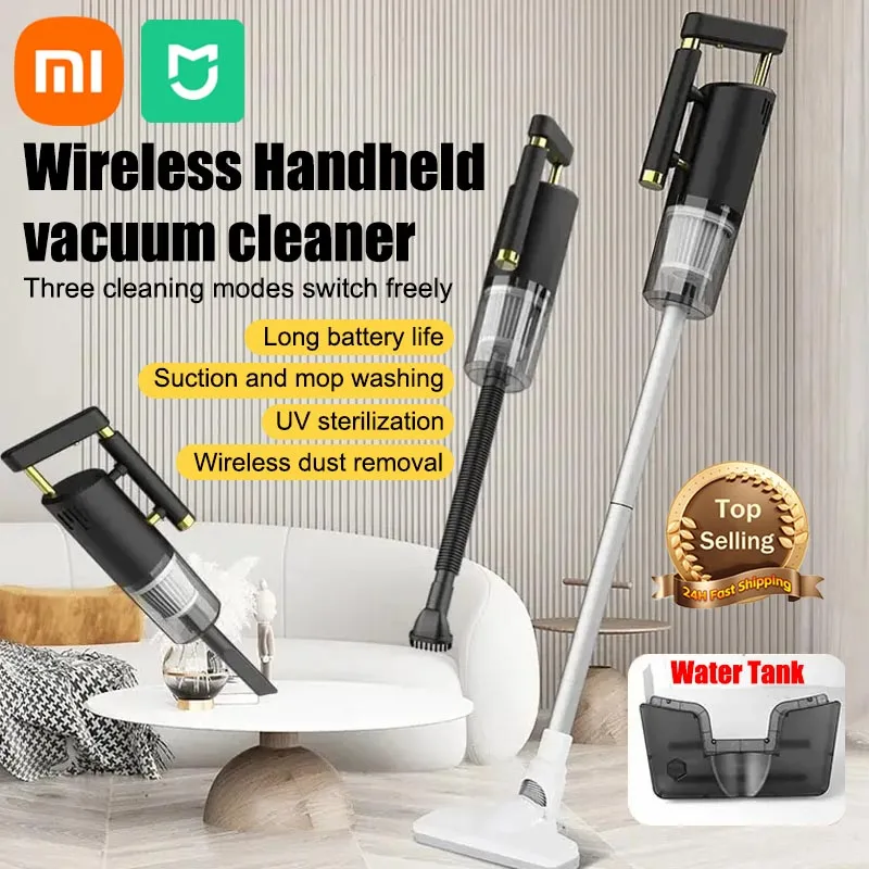 Xiaomi MIJIA 5 in 1 Wireless Handheld Vacuum Cleaner High Power Multifunctional Floor Mopping  With Water Tank Home And Car Use