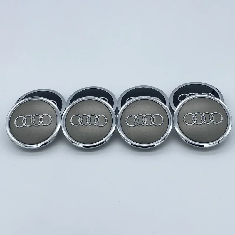 4P 60mm 61mm 68mm 69mm Car Styling Wheel Center Cap Hub Covers Badge 4B0601170 For Audi A3 A4 A5 A6 A7 A8 S4 S6 TT Accessories