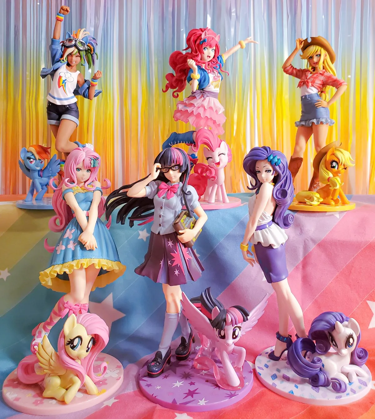 Game Little Pony Bishoujo Statue Pinkie Pie - Game Statue Japanese Anime  Girl Pvc - Aliexpress