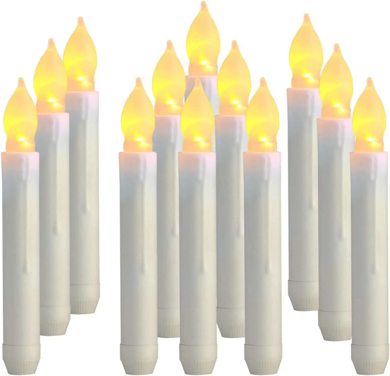 フレームレスキャンドル型キャンドルライト,電池式キャンドル,ティー