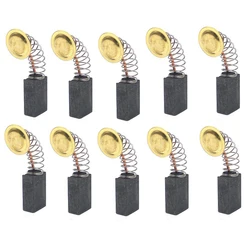 10pcs Carbon Brush Angle Grinder Replacement Electric Hammer Drill Graphite Brush Cutting Polishing Machine Electric Power Tools