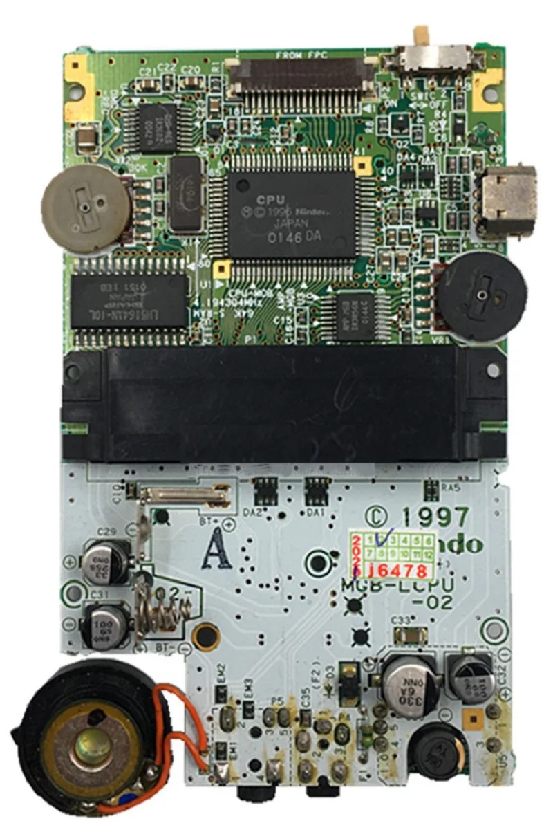 

1 шт. для ремонта материнской платы GB/GBC/GBP, аксессуары для материнской платы Gameboy, замена б/у, не оригинал