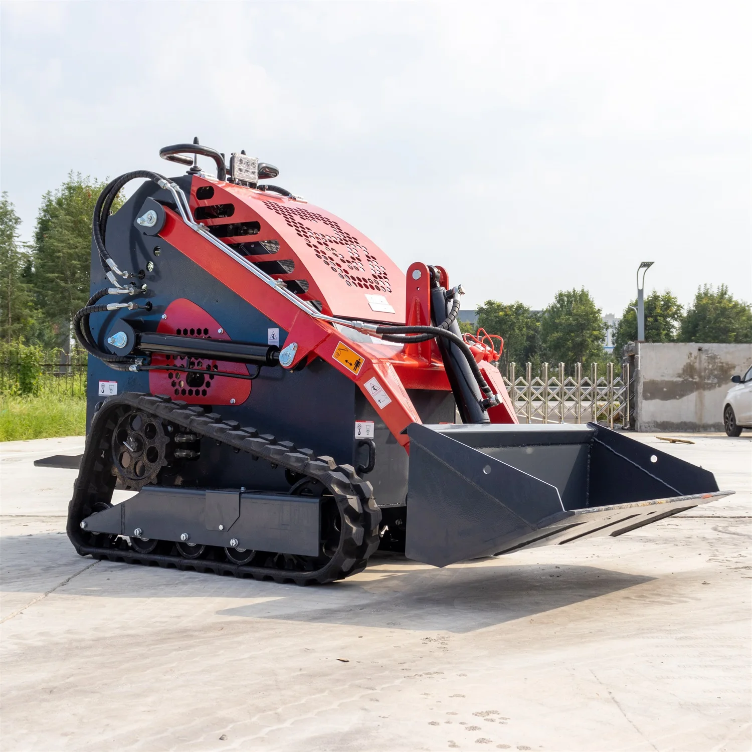 Hts360 Walking Behind Loader Cingolato Mini Skid Steer Macchine Movimento Terra All'Ingrosso