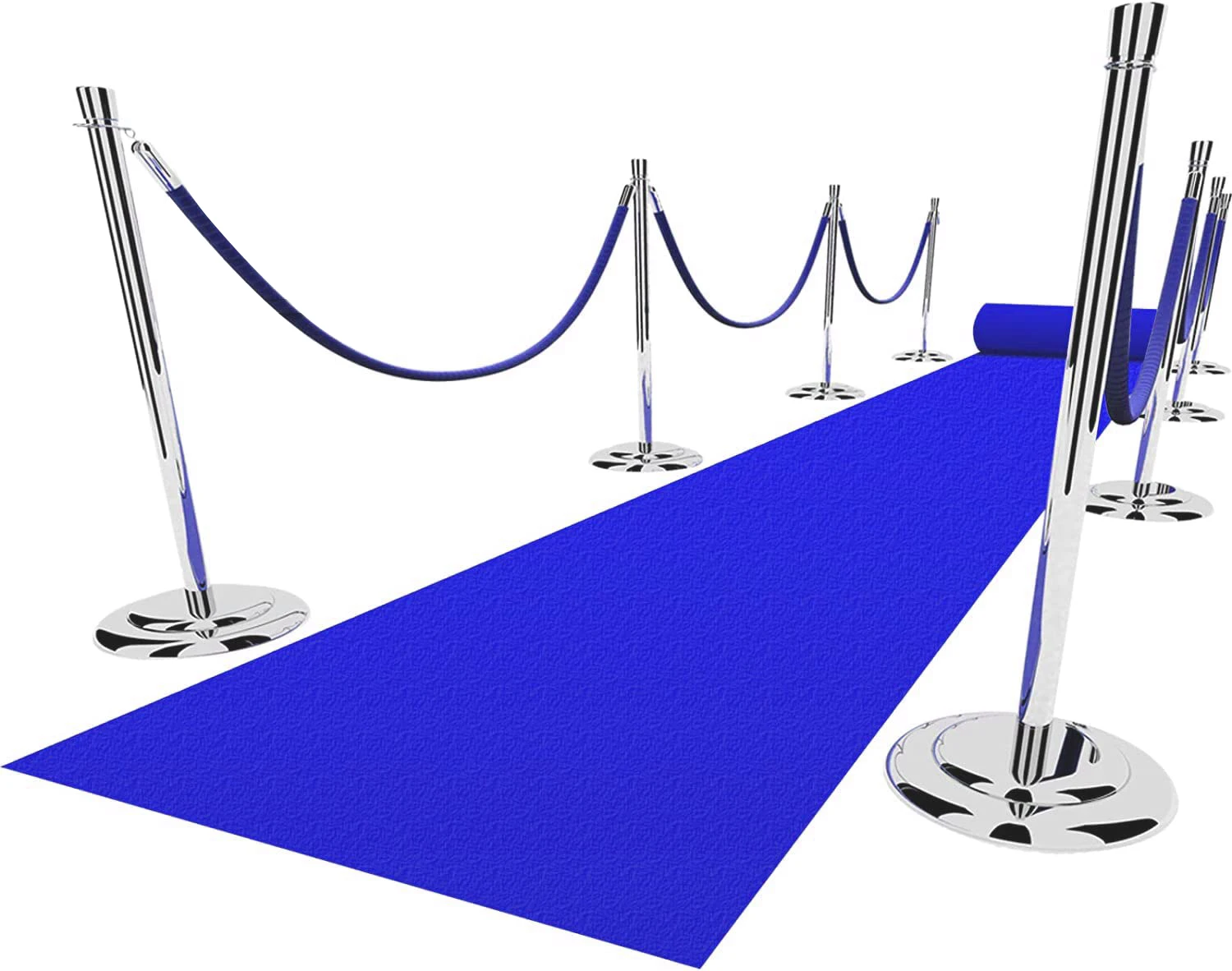 Aisle Runners Wedding Accessories Blue Aisle Runner Carpet Rugs for Step and Repeat Display Ceremony Parties and Events Indoor