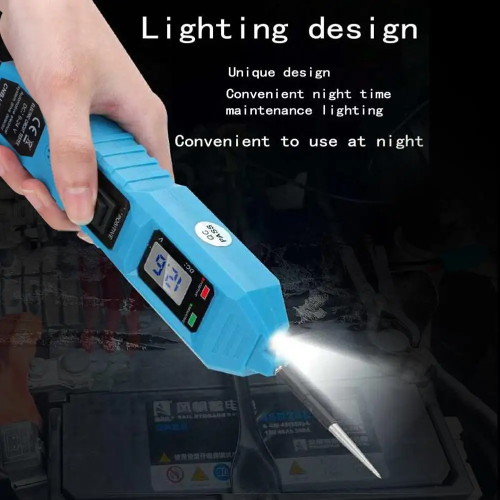 New Automotive Circuit Tester Digital Test Electric Voltage tool 2023 Power System Tester Car Probe Voltage Test Test V2O5