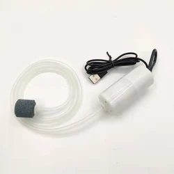 Compact USB-Powered Aquarium Air Pump (WHITE)