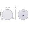 LUVODI 80cm Round Large LED Bathroom Mirror Backlit Built-in Touch On/Off Dimming Anti-fog Wall Mounted Mirror 6