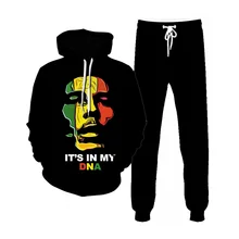 

Men's Suit 2022 Fashion 3D Printing Red Black Blue Element Long Sleeve Suit Street Hip Hop Pullover Oversized Suit