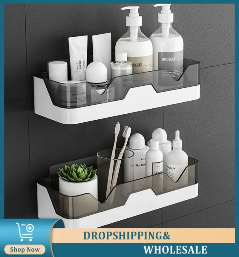 Bathroom-Storage-Shelf-Wall-Mounted-Shower-Organizer-Shelves-Detachable ...
