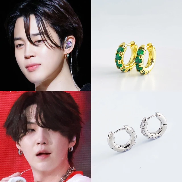 BTS MERCH SHOP | 방탄소년단 JIMIN Stud Earrings Statement | BTS Merchandise