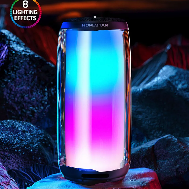 

P49 10W bluetooth-compatible 5.3 Speaker Portable Speaker Subwoofer 2400mAh Battery Full-color LED Light Waterproof Wireless