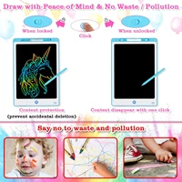8.5/10/12IN LCD Writing Graphic Tablet for Kids 3-8Years, Reusable Magic Drawing Board with Stylus Erasable Doodle Pad Toy Gift - Image 4