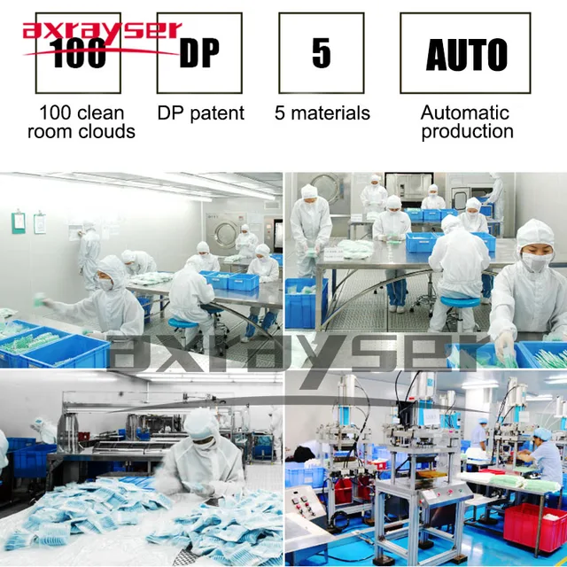 100pcs Cotton Micro Swab Industry Nonwoven Anti-static Dust Off for Lens Protective Window Fiber Laser Head Cleaning Tools 5