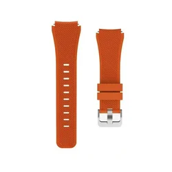 Sporty 22mm Silicone Bracelet Strap - Premium Watchband Accessory in Vibrant Colors for Moto Watch 2026 (Official orange 1)
