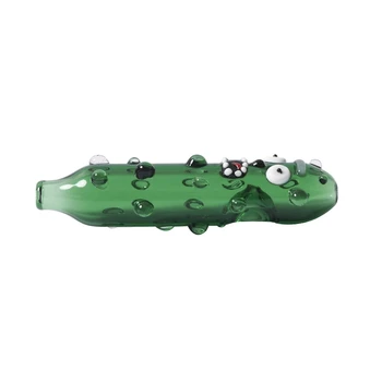 4.8 inch Pickle Rick Handmade Pipe 5