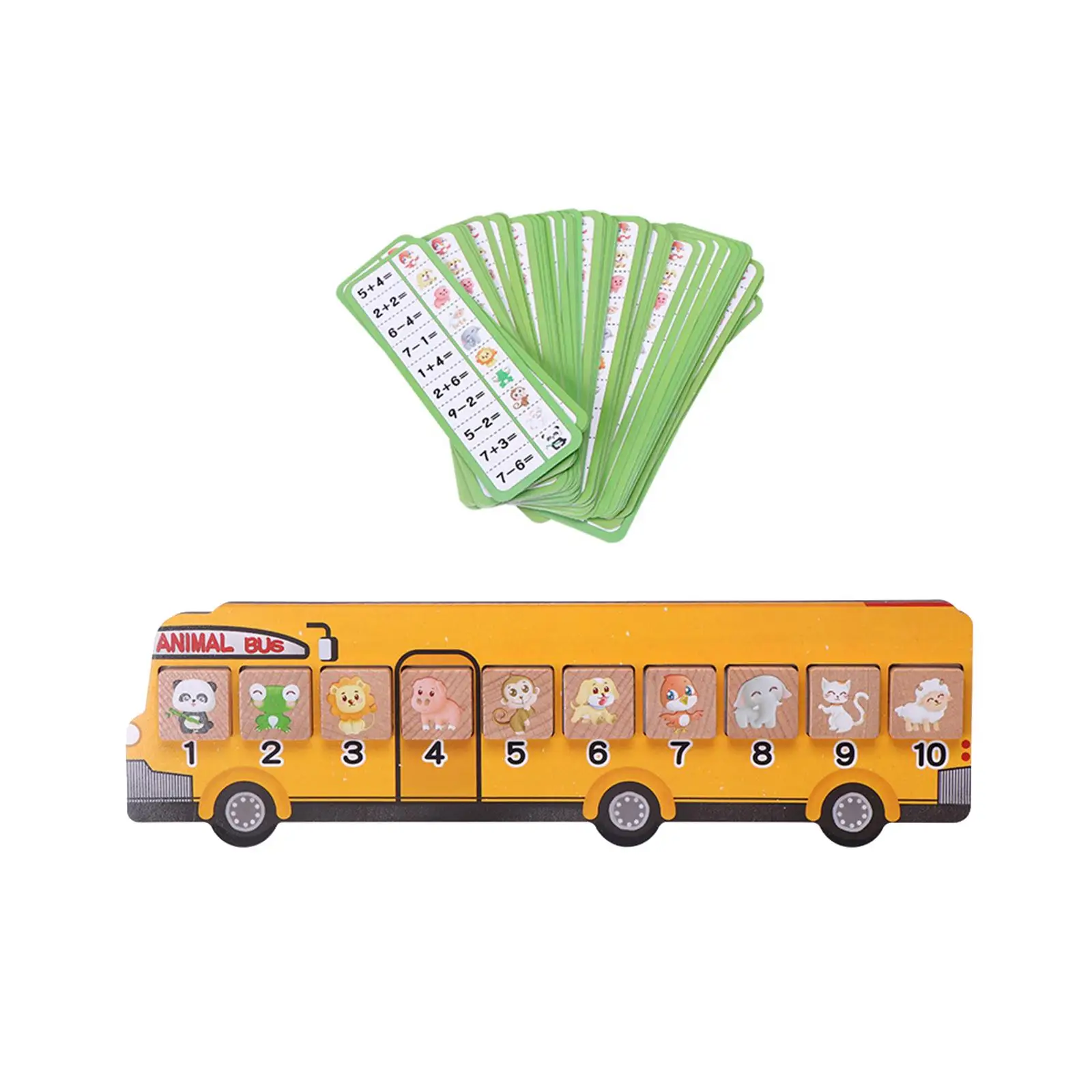 동물 블록 숫자 계산 게임, 4-6 세 용 수학 게임