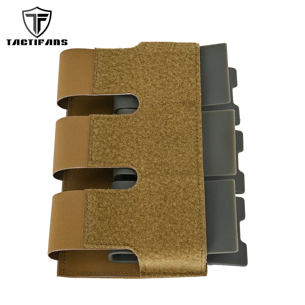 DFP triple Bungee, low profile elastic 556 mag pouch Multicam