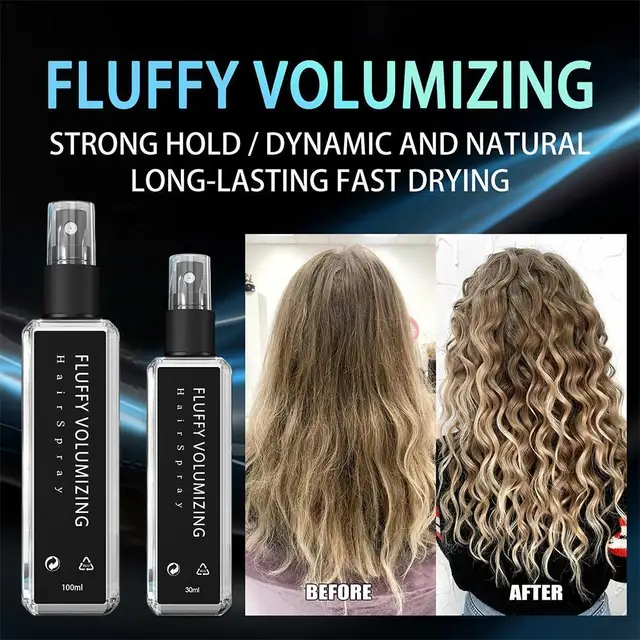 Fluffy Volumizing Hair Spray Super Large Capacity Magic Hair Hair Thickening Styling Mist Spray Gel Gel Hair Professional