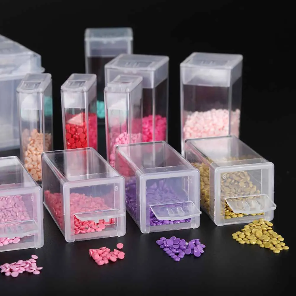 Diamond Painting Storage Box Accessories DIY Kit with Bottles Tray Pen Wax Putty Stickers Tools Set Mosaic Container Accessory Sa239aa79f5594053ae3353f3028a758bD