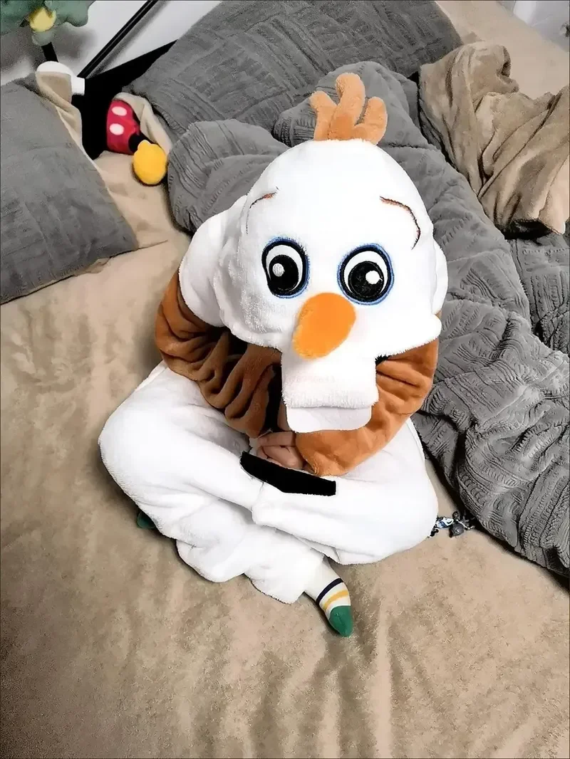 Nouveau Costume de Cosplay Disney, pyjama bonhomme de neige Olaf