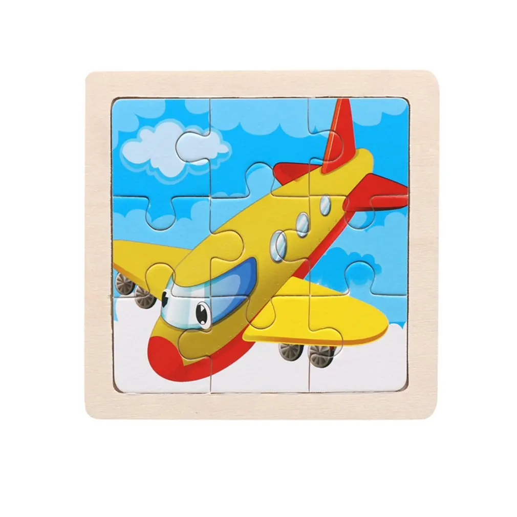 

Wooden Small Puzzle Children's Puzzle 9 Pieces Of Woody Forest Animal Shape Story Puzzle/Traffic Puzzles/Idiom Puzzle Toy Puzzle