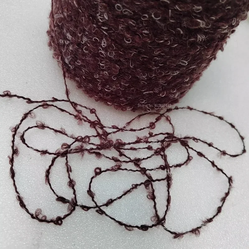 손으로 짠 코일 코일 실 양모 실, DIY 수공예 니트, 겨울 따뜻한 스카프, 모자 스웨터, 인형 헤어 기능 실, 480g-860g/볼