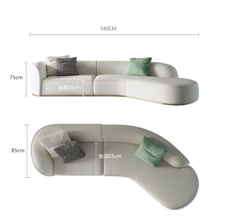 ركن كنبة مع كرسي مودرن لغرفة المعيشة ركنه مودرن