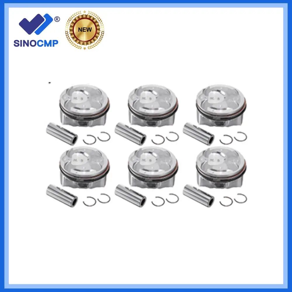 

Комплект колец двигателя для 2011-2019 Hyundai Kia G6DH 3,3 23041-3CFA0 , 230413CFA0 23041-3CFB0 , 230413CFB0 23040-3CGA0, 6 шт.