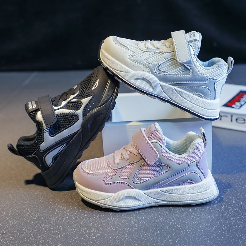 Mesh Kids Walking Shoes for Boys Girls Autumn